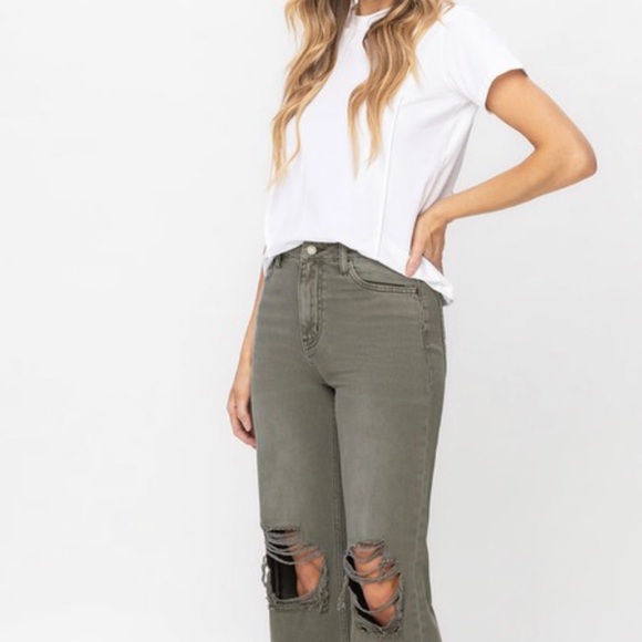 90’s style vintage crop jeans - Picture 3 of 8